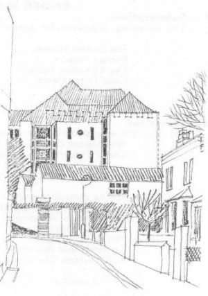 Tower House Development, Tower Street-Looking West Proposed