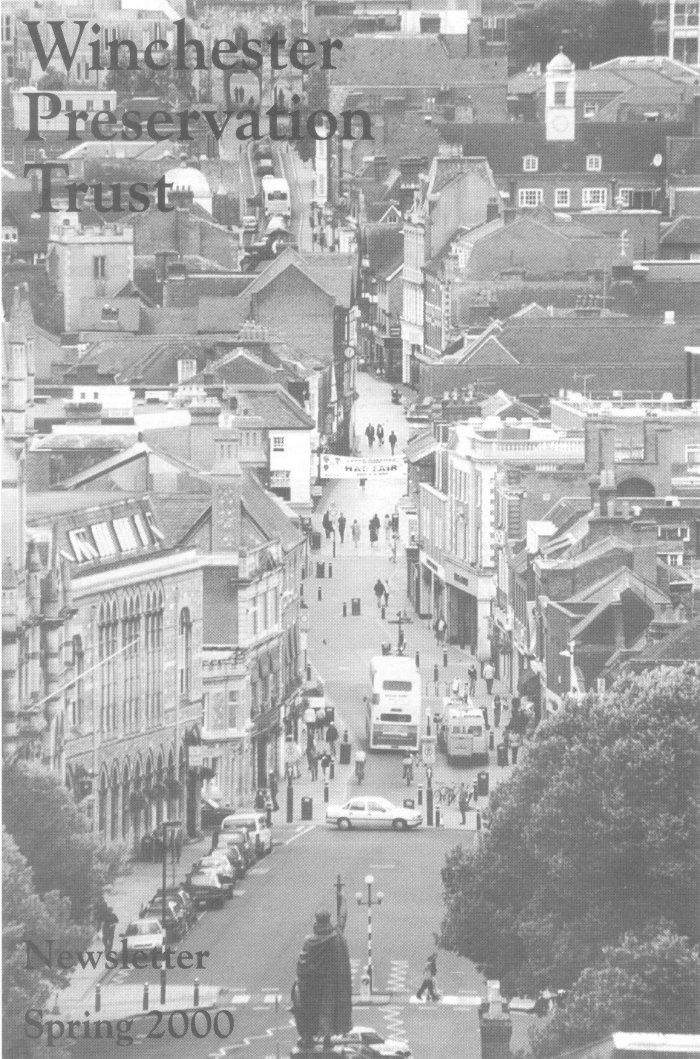 View from St Giles Hill up the High Street to the Westgate