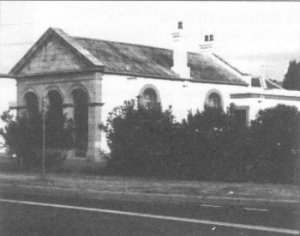 Courthouse in Wollongong, Australia; built 1858