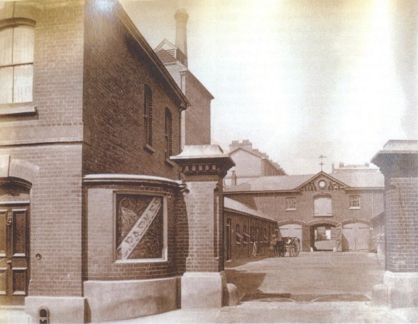 The Garrison Mews  photographed in the 1890s.