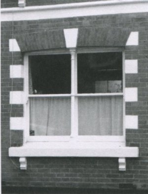 Window of a house in Garfield Terrace