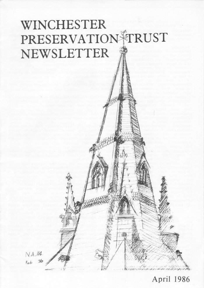 Drawing of Church Spire by Nick McPherson