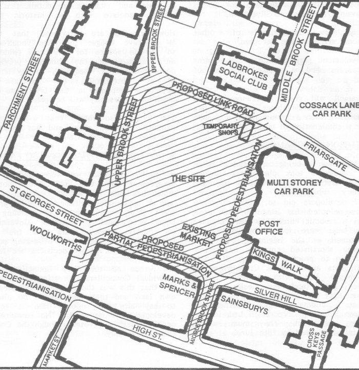 map for the Brooks site