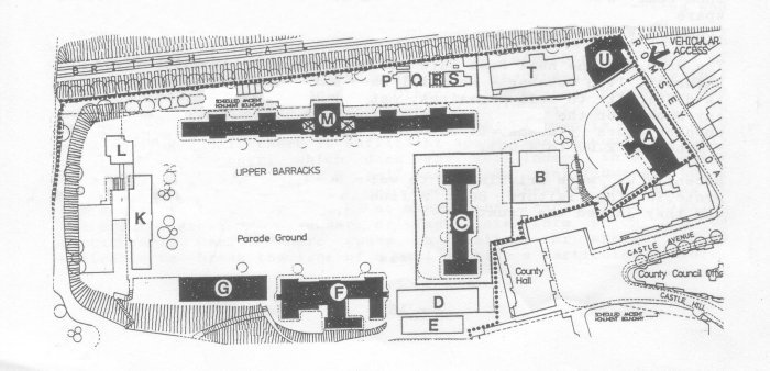 Peninsula Barracks map