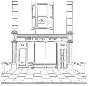 shop front in conservation area