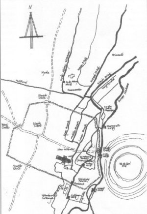 Map showing Winchester Mills