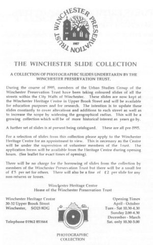Winchester Slide Collection poster