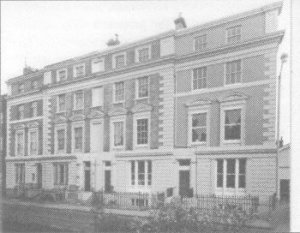 Chernocke Place before the porches were reinstated in 1979