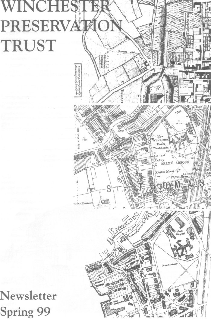 3 maps showing development of the Oram's Arbour/St James' Lane Area