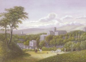 View of Winchester looking west by Robson, 1827