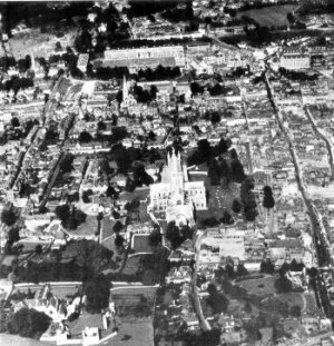 Aerial view of Winchester