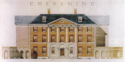 Chevening, north elevation after renovation