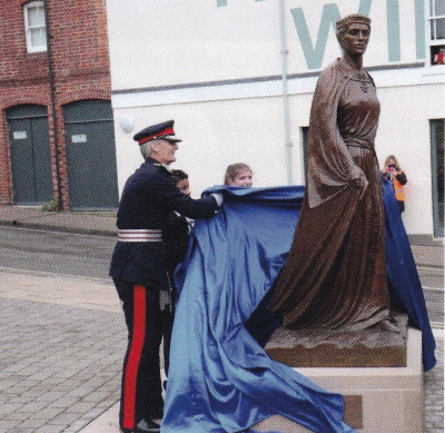 Licoricia Statue unveiled