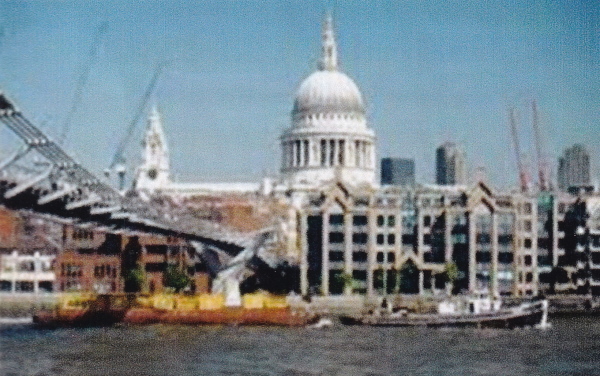 St Paul's Cathedral and the Millenium Bridge