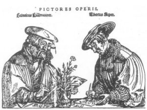 The draughtsmen employed by Leonard Fuchs 1542